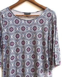 Market & Spruce Printed Shift dress